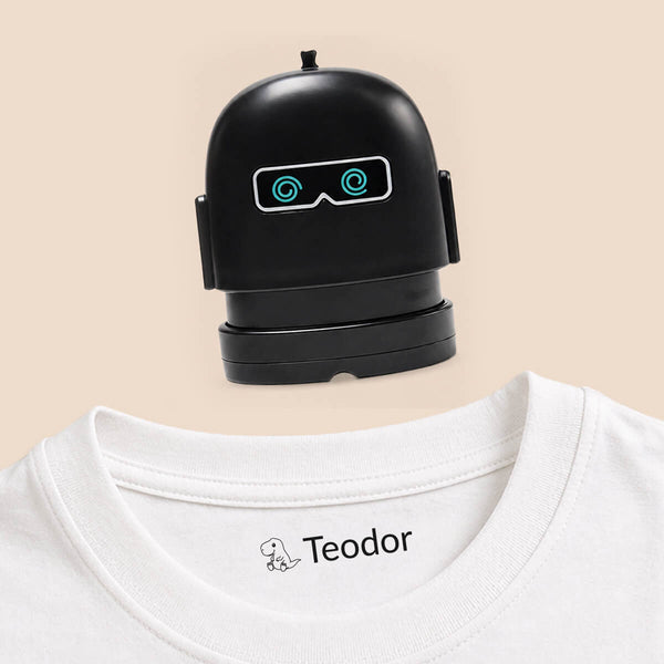 Robots — personalised name stamp — 1