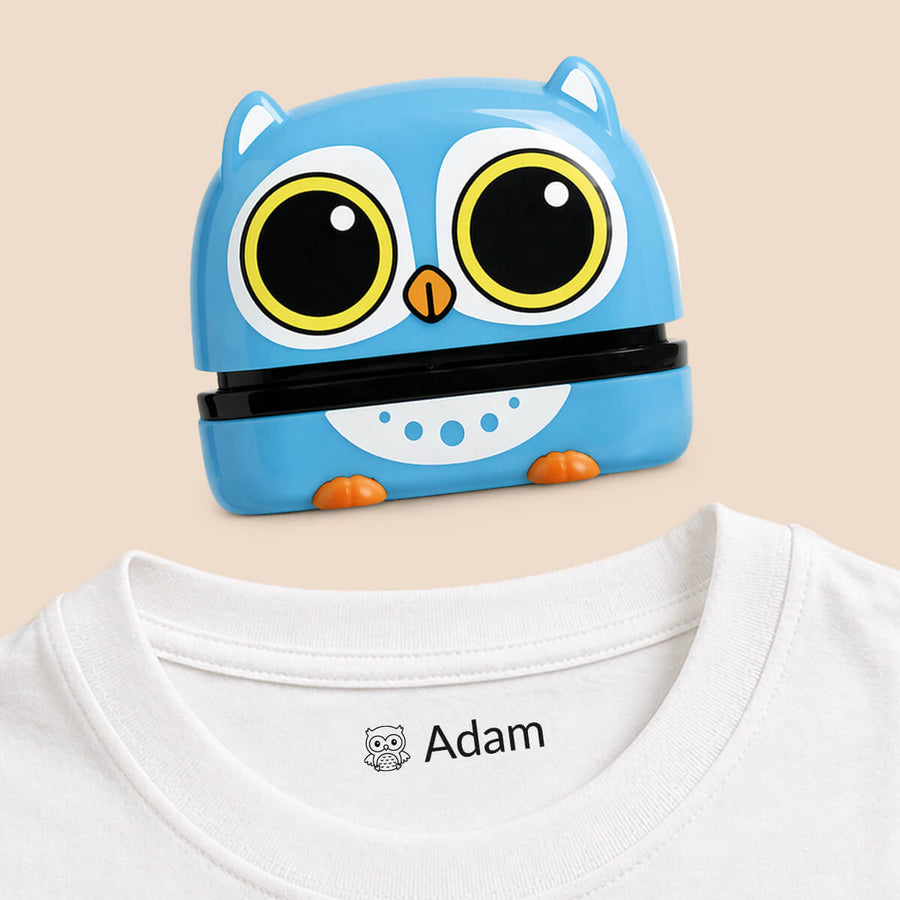 Cuddly animals — personalised name stamp — 3