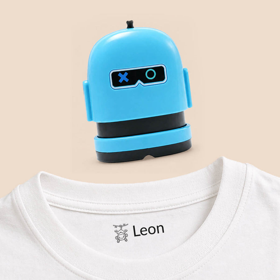 Robots — personalised name stamp — 5
