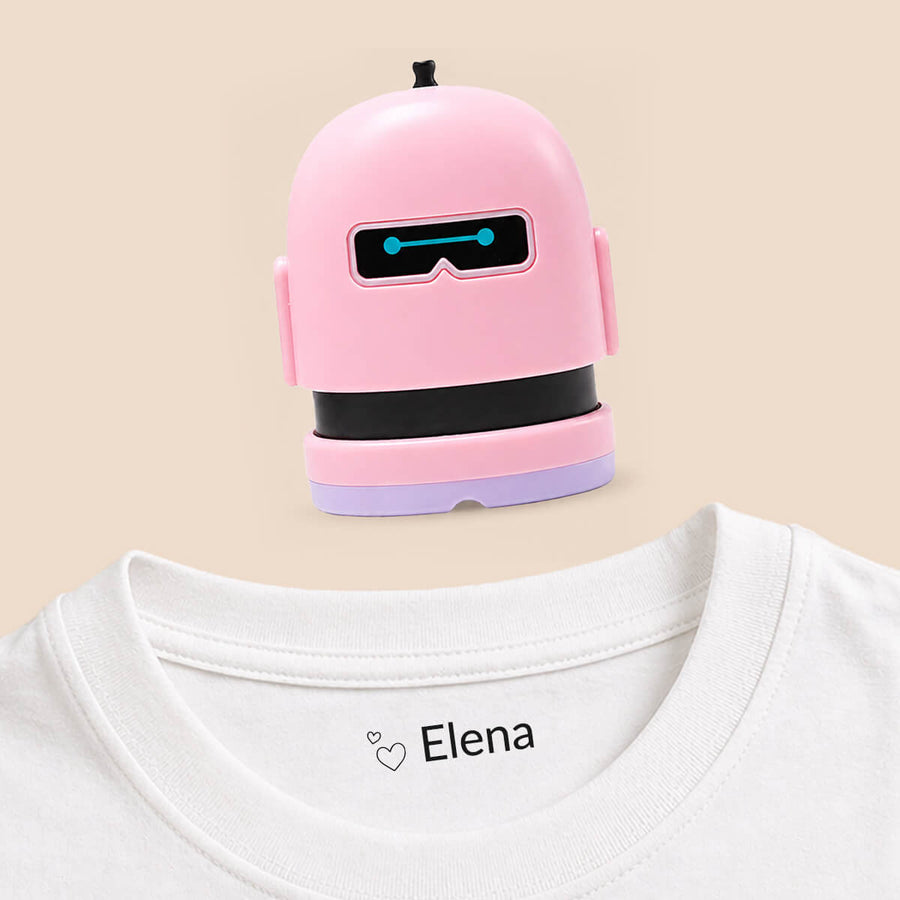 Robots — personalised name stamp — 3