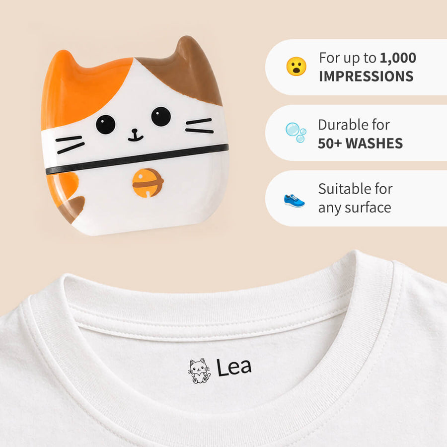 Cheeky creatures — personalised name stamp — 2