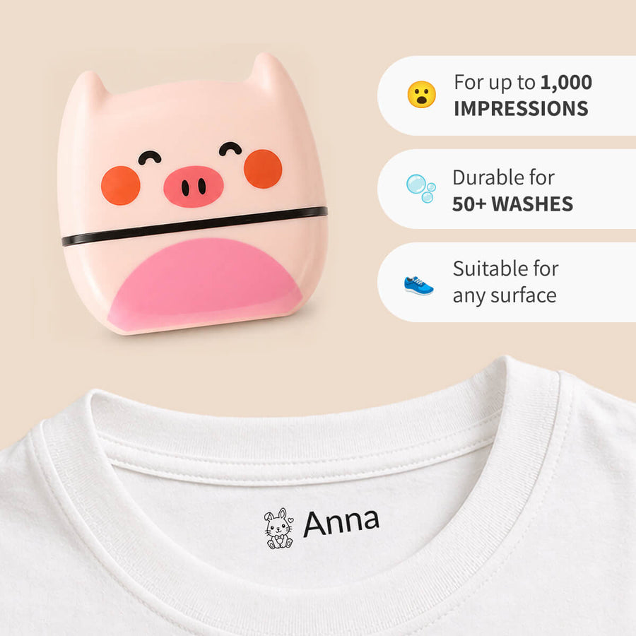 Cheeky creatures — personalised name stamp — 8
