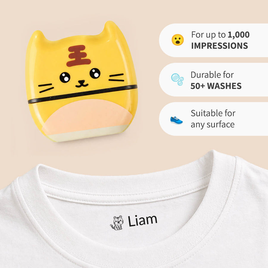 Cheeky creatures — personalised name stamp — 4